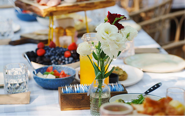 Brunch du dimanche après le mariage
