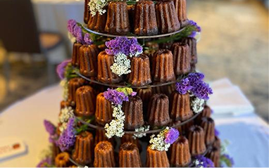 Pièce montée en cannelés bordelais